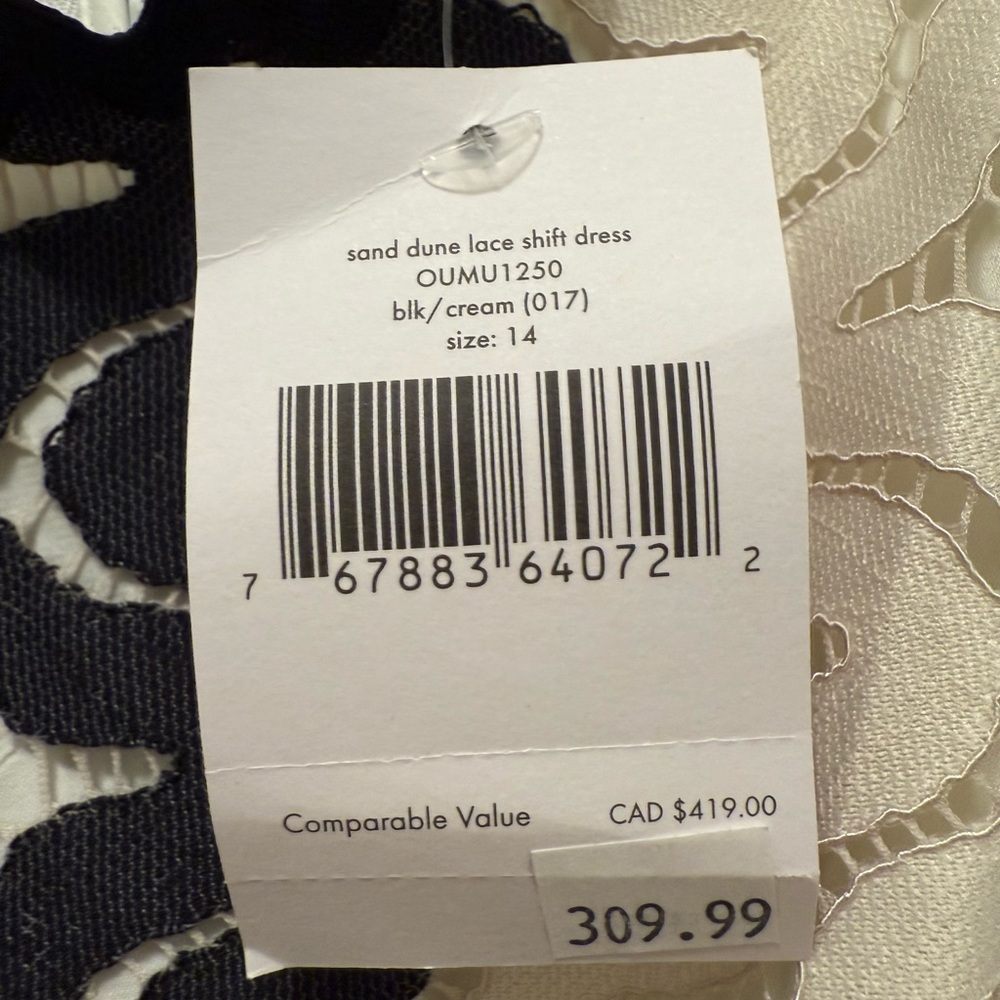 NWT Kate Spade Sand Dune Lace Shift Dress - Picture 7 of 7